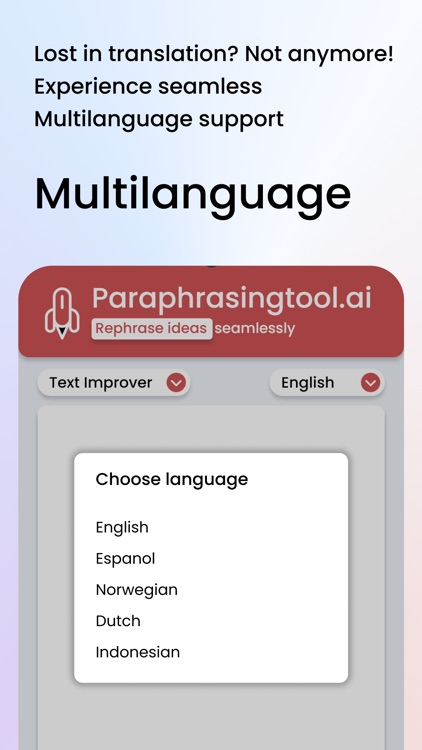 Paraphrasing Tool AI