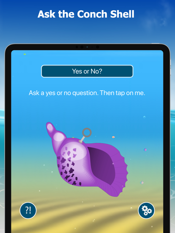 The Conch Shell: Magic answers iPad screenshot 1 - Entertainment app
