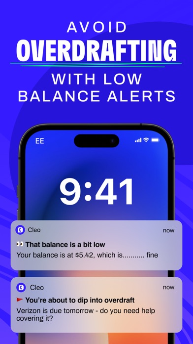 Cleo: Up to $250 Cash Advance Screenshot