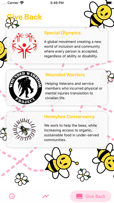 Bee Challenged iPhone screenshot 3 - Lifestyle app