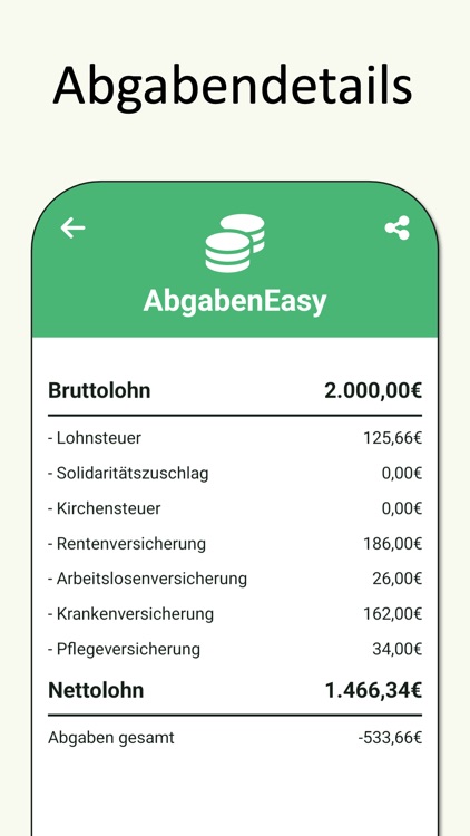 AbgabenEasy - Brutto Netto