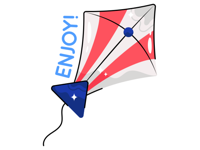 The Fly and Enjoy stickers