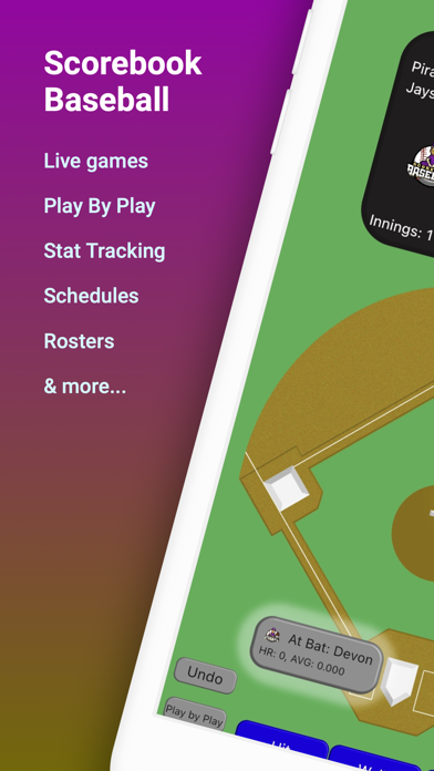 Scorebook Baseball Screenshot