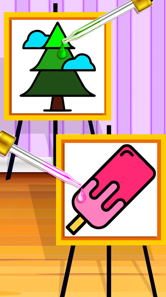 #5. Mix & Paint : Coloring Match (iOS) 来自: Muhammad Haroon Mehmood