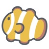 sea animal sticker icon