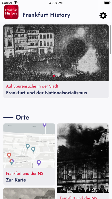 Frankfurt History Screenshot