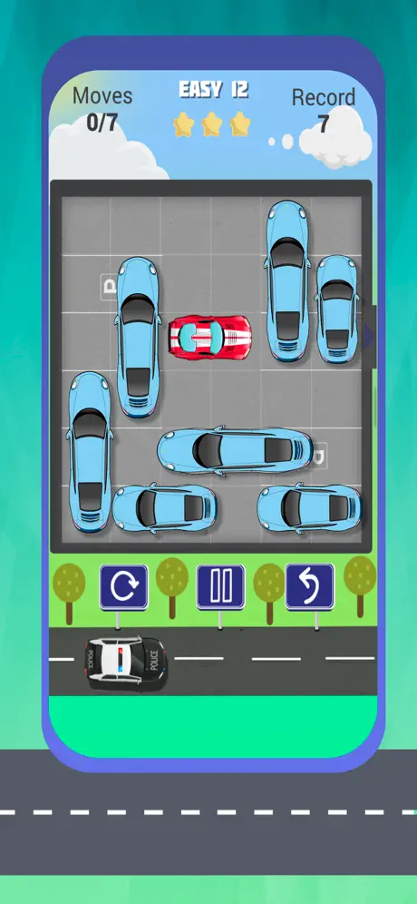 Cars Unblock slide puzzle