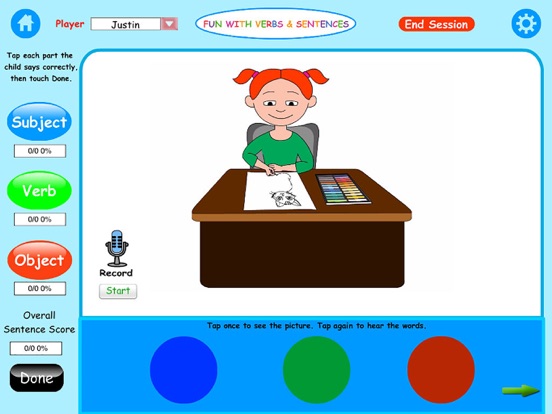 Screenshot #5 pour Fun with Verbs & Sent. Lite HD