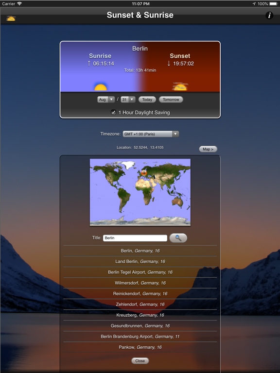 Screenshot #6 pour Sunset HD