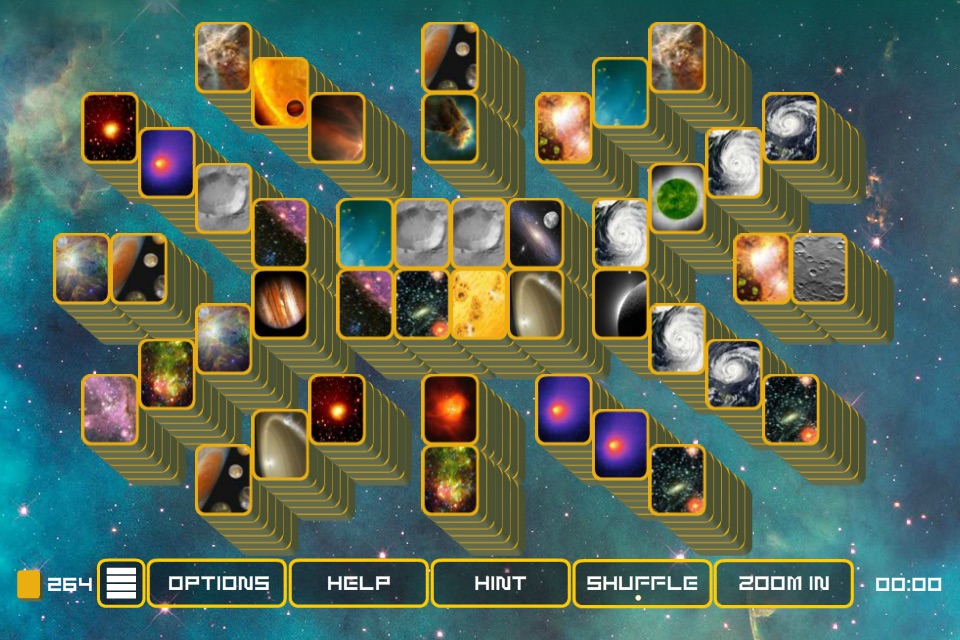 Mahjong Galaxy Space screenshot 2