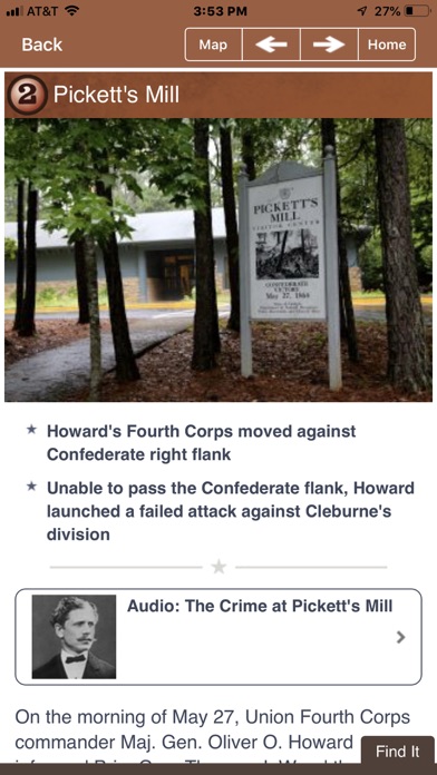 Atlanta Campaign Battle App Screenshot