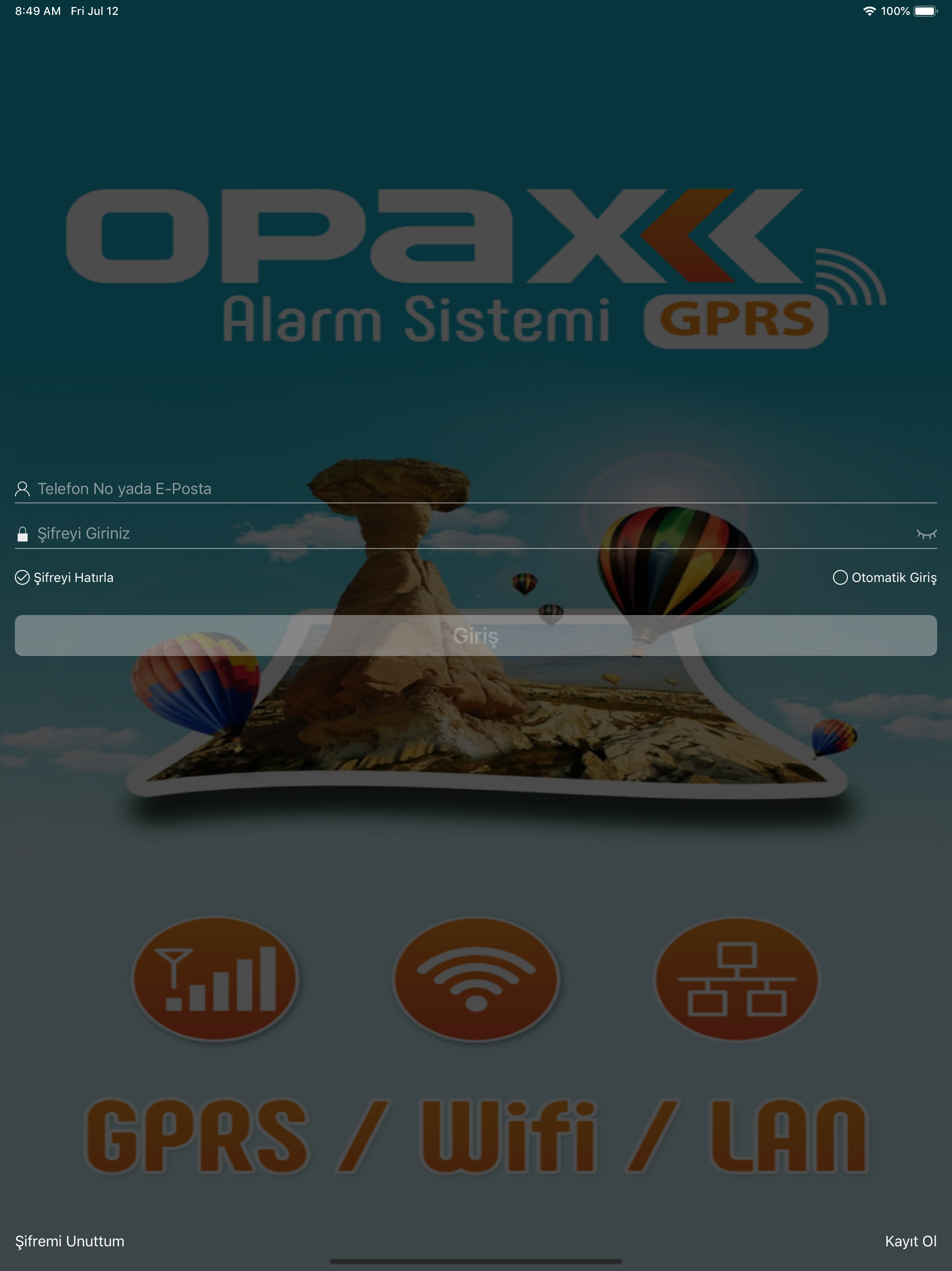 Opax GSM GPRS ALARM System