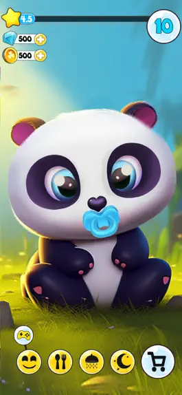 Game screenshot Pu - животные домашние панды mod apk