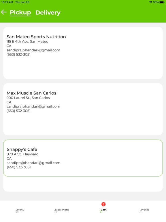 Screenshot #6 pour LoCal Foodz