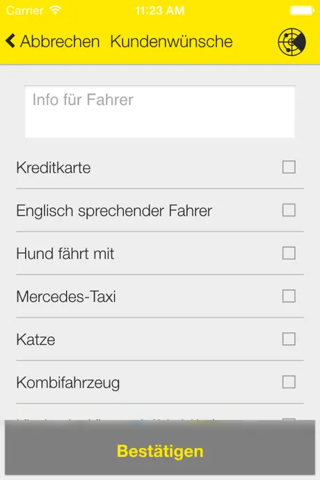 TAZ Stuttgart Taxi