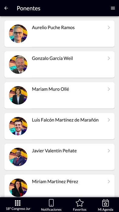 18 Congreso Jurídico Screenshot