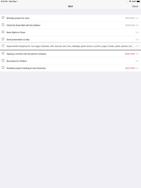 Todom: To Do List Widget App iPad screenshot 5 - Productivity app