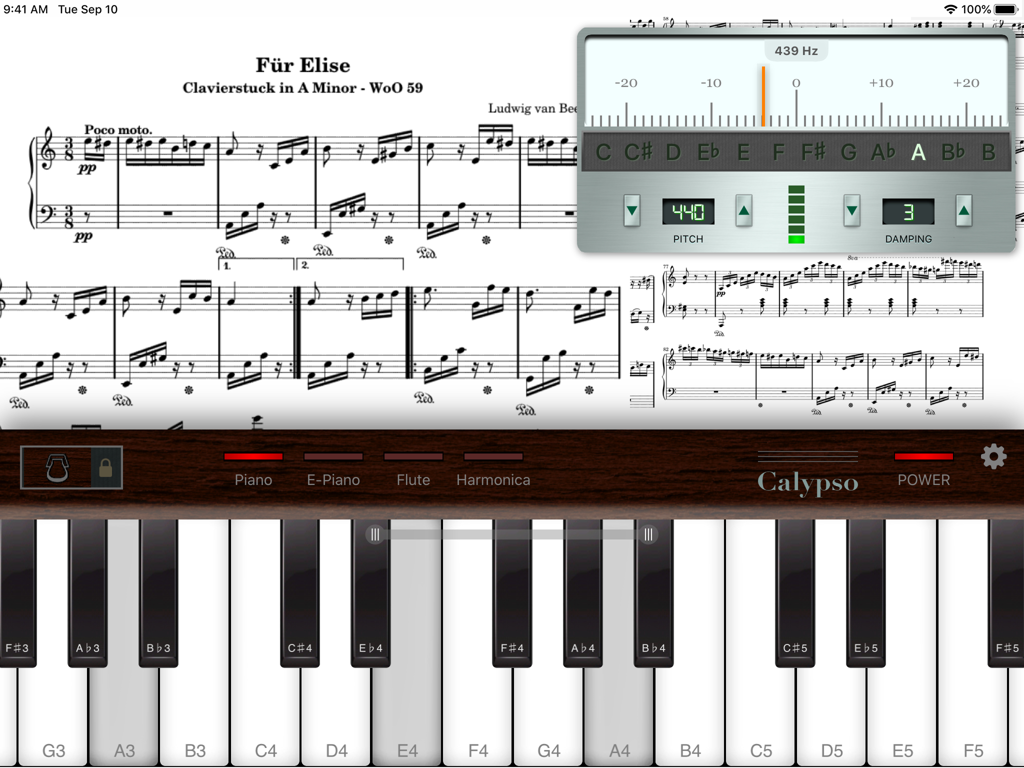 Calypso Score: Sheet Music