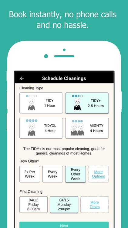 TIDY - Cleaning & Maintenance