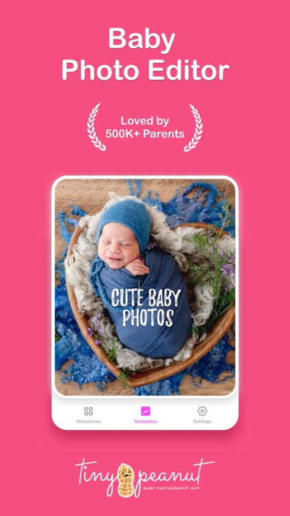 Tiny Peanut: Baby Photo Editor screenshot-0
