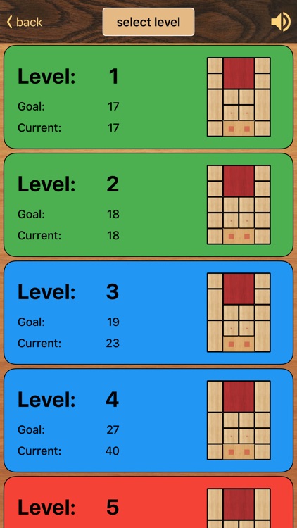 Klotski puzzle game