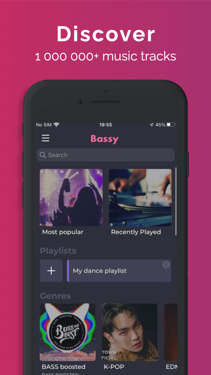 BASSY volume and bass booster