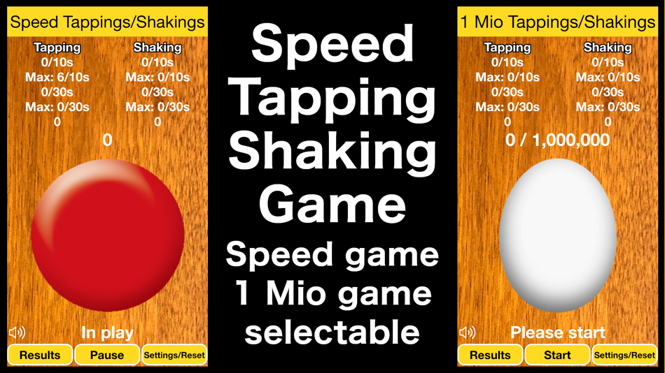 Speed tapping & shaking game (iOS) 由: Takao Ichimura Speed tapping & shaking game (iOS) 由: Takao Ichimura