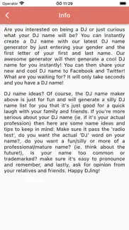 dj name generator iphone screenshot 3