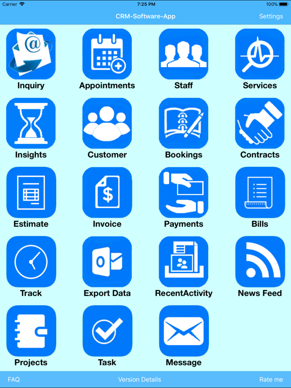 Screenshot #4 pour CRM-Software-App