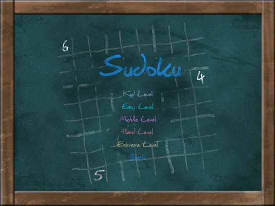 Sudoku on Chalkboard Screenshots