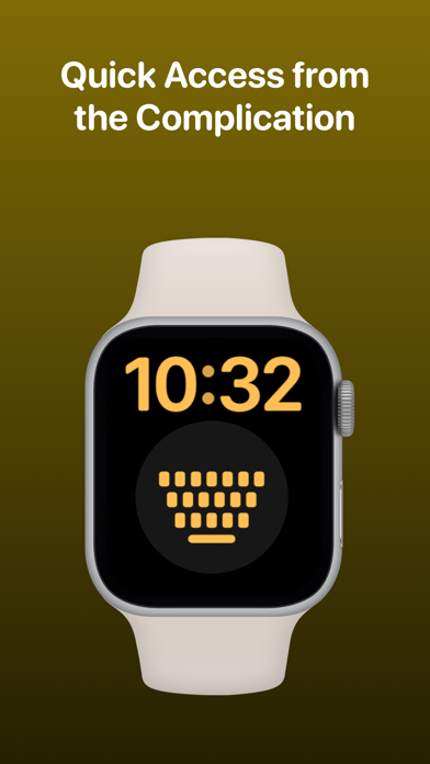 WristBoard - Watch Keyboard Screenshot