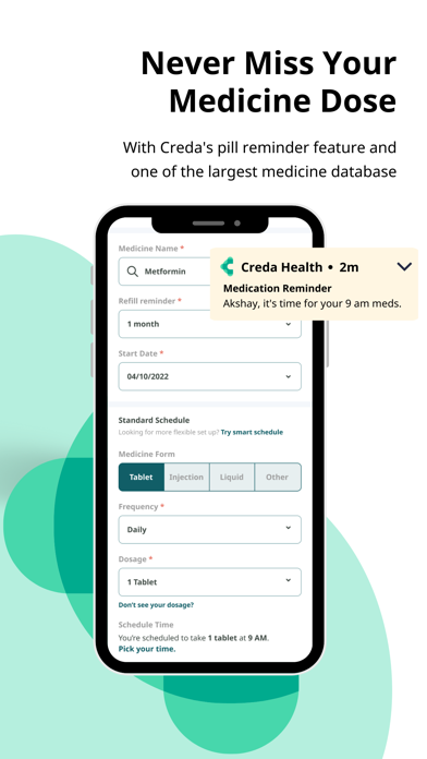 Creda Health Screenshot