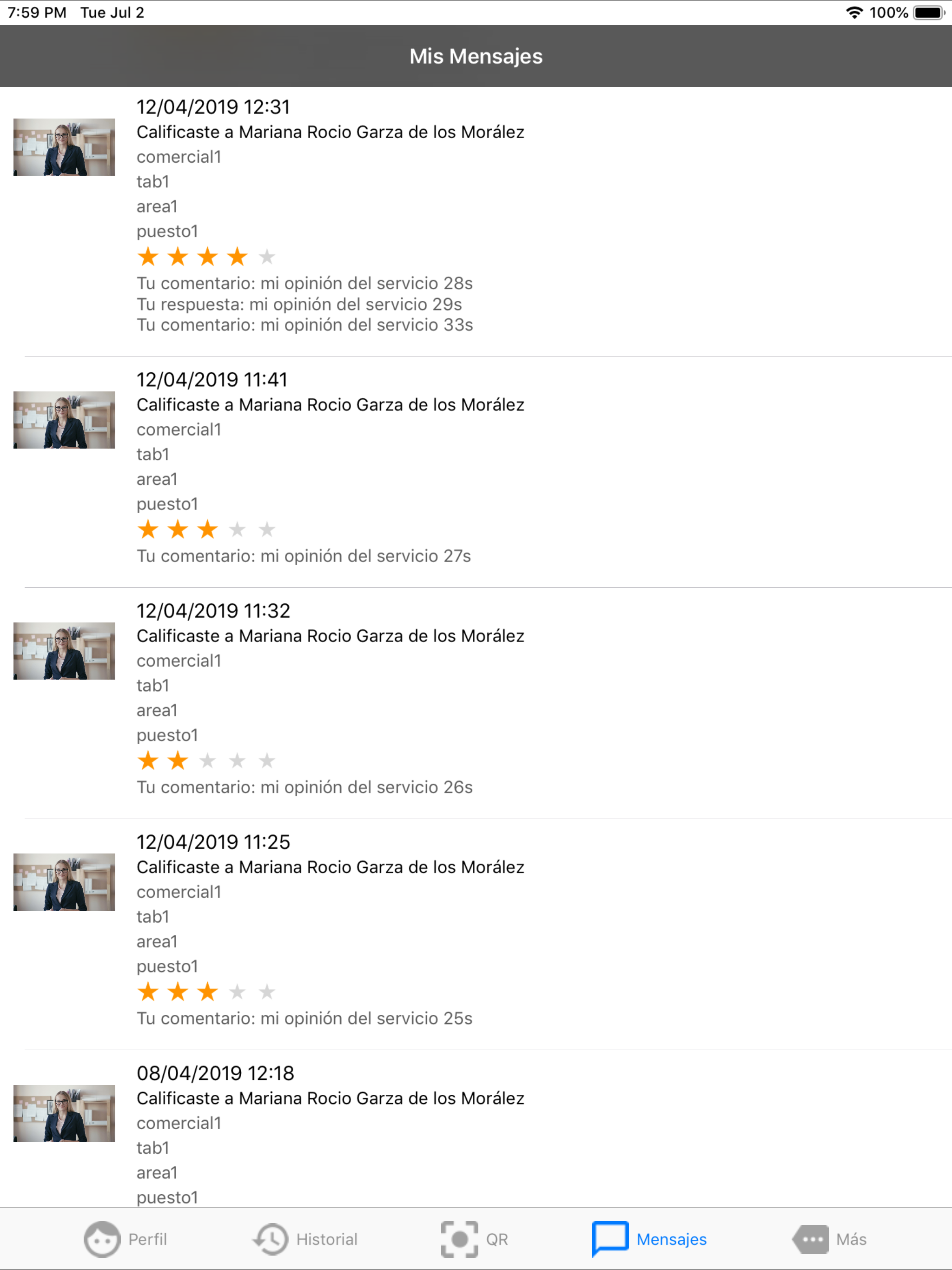 Calificapp screenshot 10