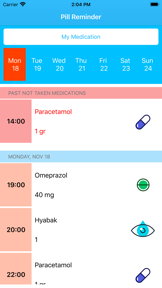 Pill Tracker Med Reminder screenshot