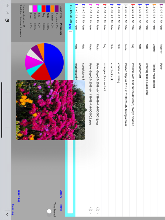 Screenshot #6 pour Session Log