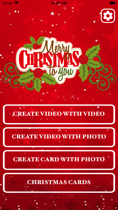 Christmas videos and cards Screenshot