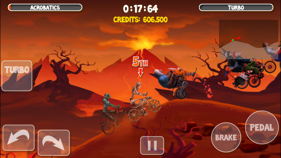 #4. Crazy Bikers 2 (iOS) Bởi: Spawn Studios, Lda