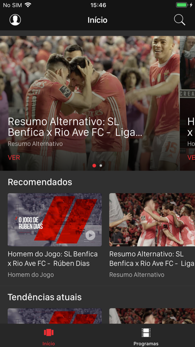 Benfica Play Screenshot
