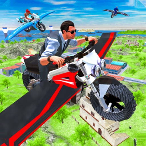 Flying Motorbike Real Sim 3D