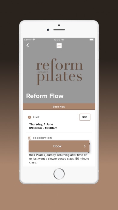 Reform Infrared Pilates Screenshot