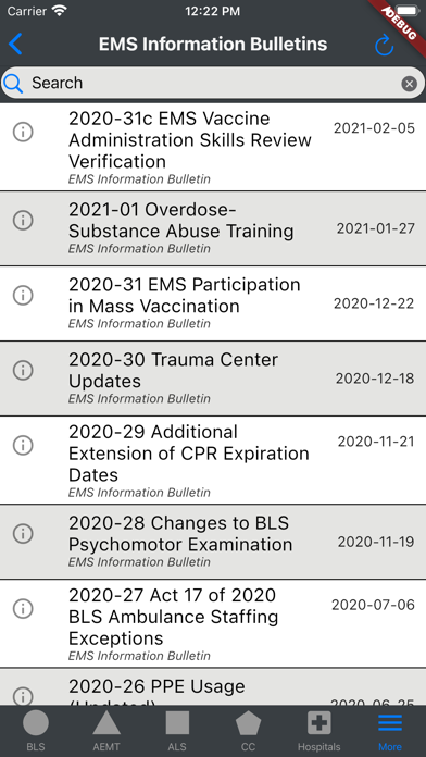PA EMS Protocols Screenshot