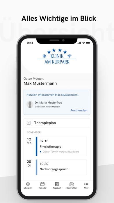 KLAK Patienten APP Screenshot