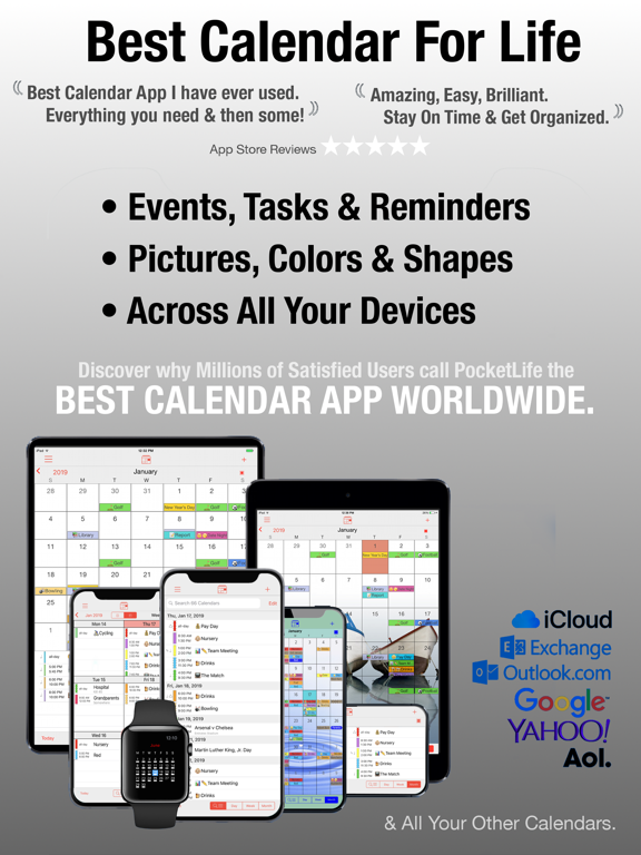 PocketLife Calendar App Price Drops
