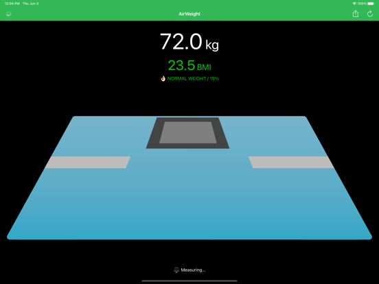 Screenshot #4 pour AirWeight for Bluetooth Scales