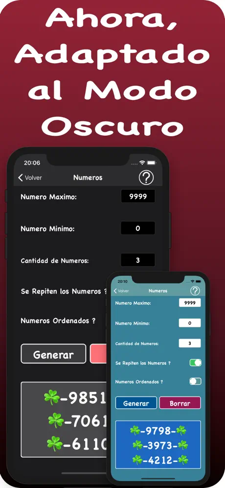 RandomName, Números Aleatorios