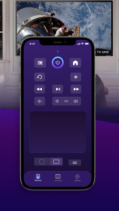 TV Remote Roku Mobile App Screenshot