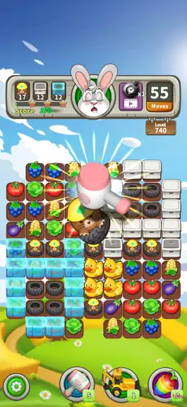 Game screenshot Farm Raid : Cartoon Match 3 mod apk