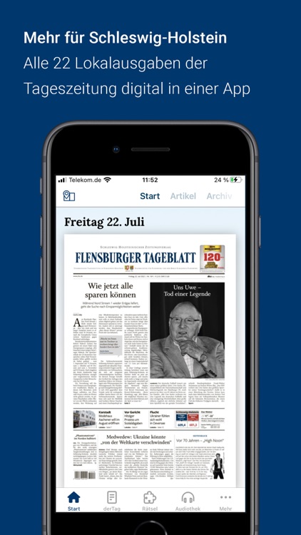 sh:z E-Paper -Zeitungen für SH