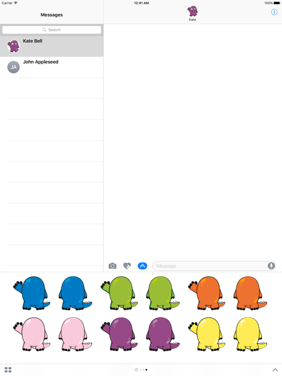 Screenshot #4 pour Purple Monster Sticker Pack