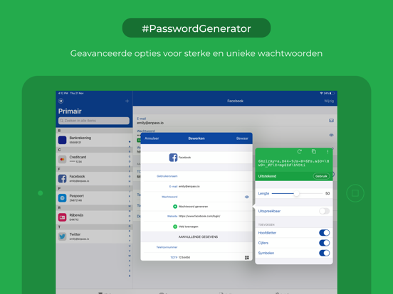 Enpass Password Manager iPad app afbeelding 3